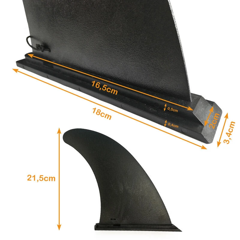 Aileron Central De Rechange Paddles Gonflables Avec Système De Fixation à Gliss – Image 4