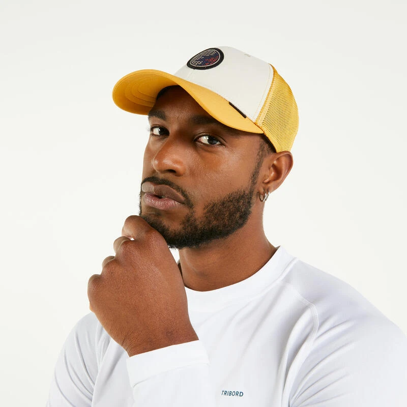 Tribord Casquette Bateau Sailing 500 Adulte Voile Beige Ocre – Image 2