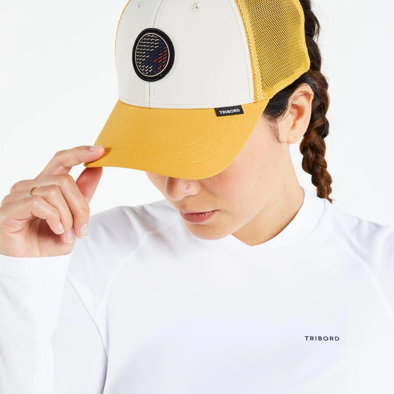 Tribord Casquette Bateau Sailing 500 Adulte Voile Beige Ocre – Image 4