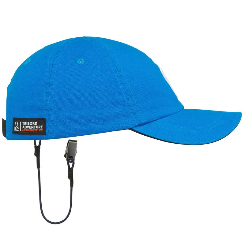 Tribord Casquette Voile Enfant SAILING 100 Bleu électrique – Image 2