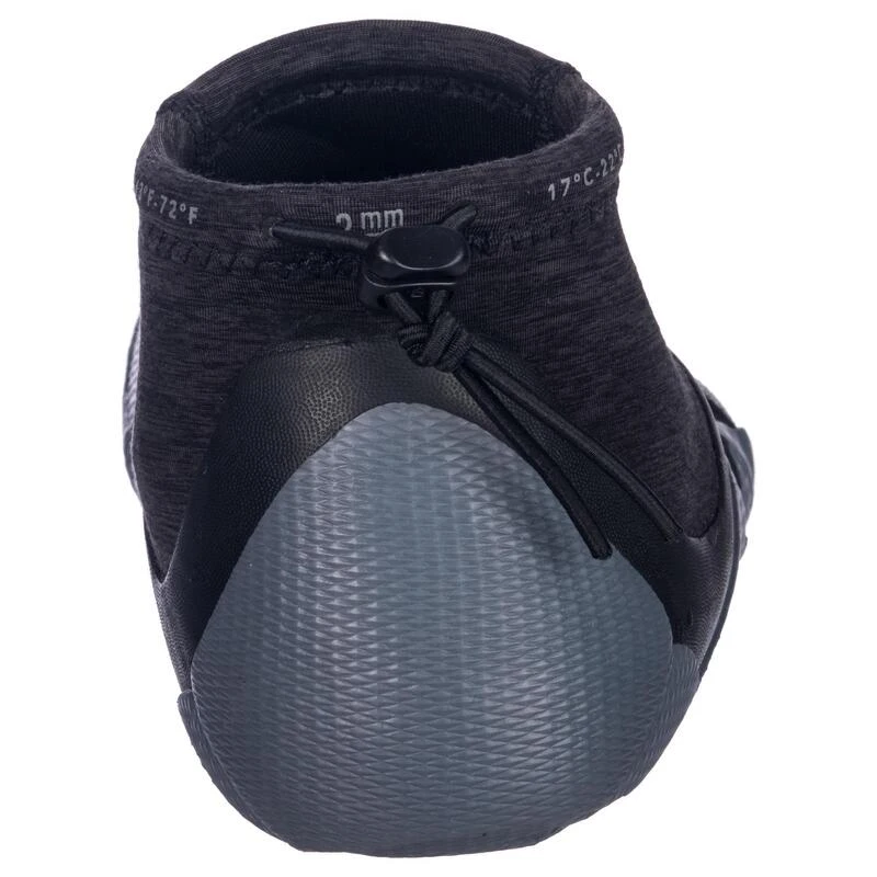 Chaussons Bas Surf 500 Néoprène 2mm Gris Noir – Image 4