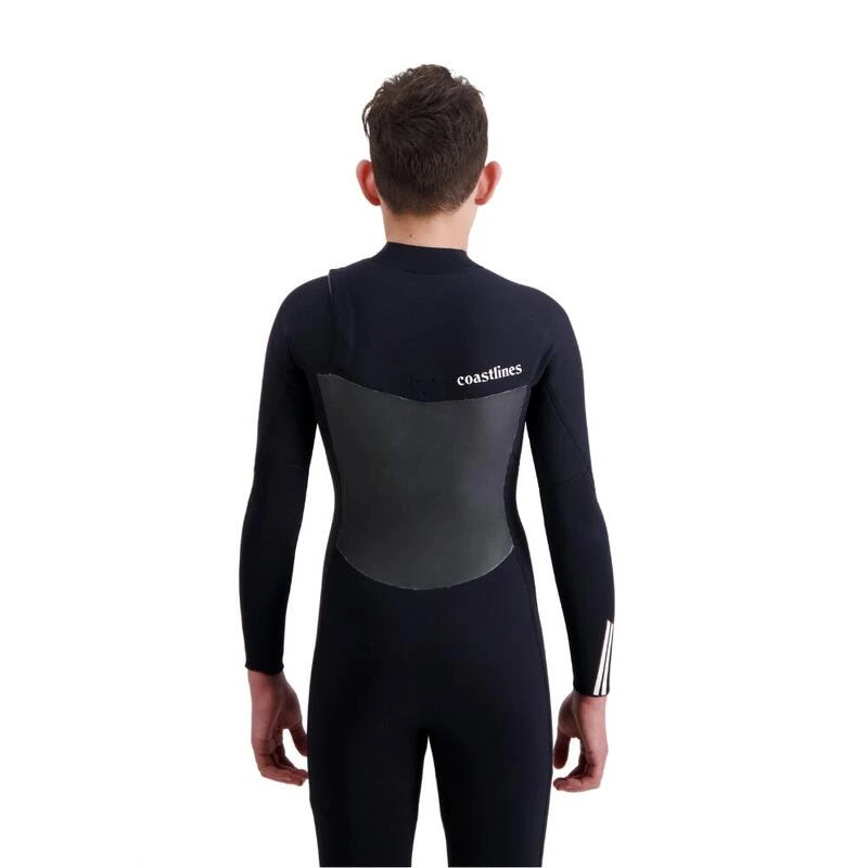 Combinaison 4/3mm Chestzip Thermal Surfing Cold Water Enfant Coastlines Steamer – Image 2