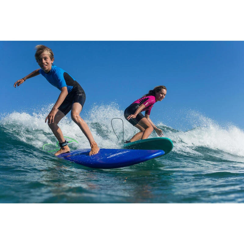 Tribord Combinaison Surf Shorty 100 Néoprène Enfant Violet – Image 9