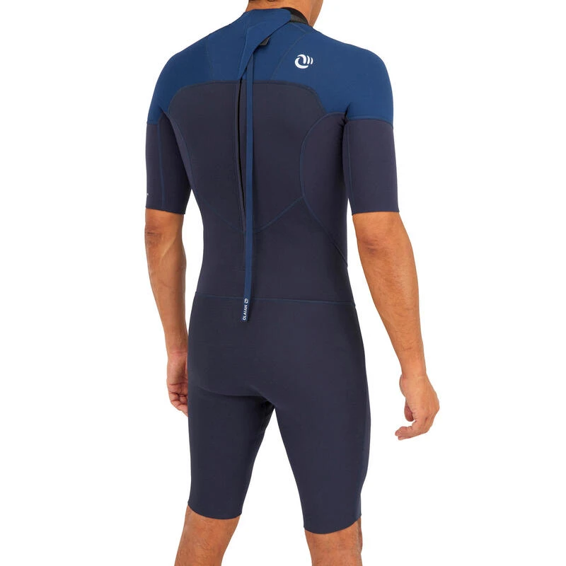 Combinaison Surf Shorty 500 Stretch Néoprène Homme Bleue – Image 2