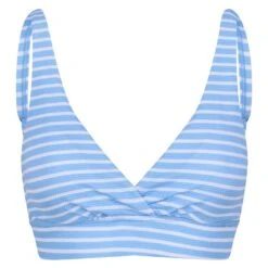 Regatta Haut De Maillot De Bain PALOMA Femme (Bleu Clair / Blanc)