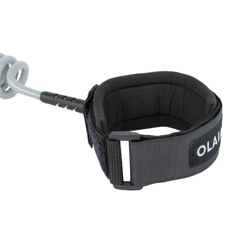 Leash Bodyboard 500 Gris 2 En 1 Poignet Biceps. Plug Inclus – Image 5