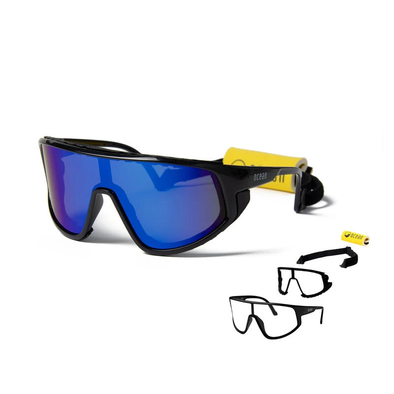 Lunette Soleil Flottantes Sport Nautiques OCEAN Killy Noire Et Bleu – Image 2