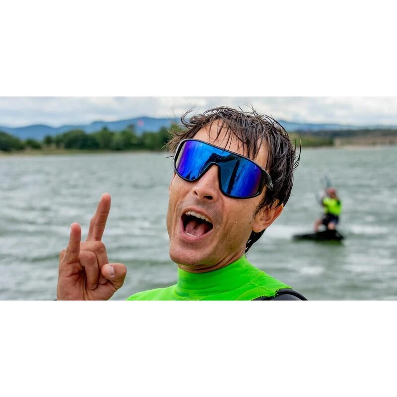 Lunette Soleil Flottantes Sport Nautiques OCEAN Killy Noire Et Bleu – Image 7