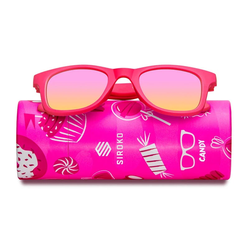 Lunettes De Soleil Enfant Surf Enfants Candy Rose Flamant – Image 2