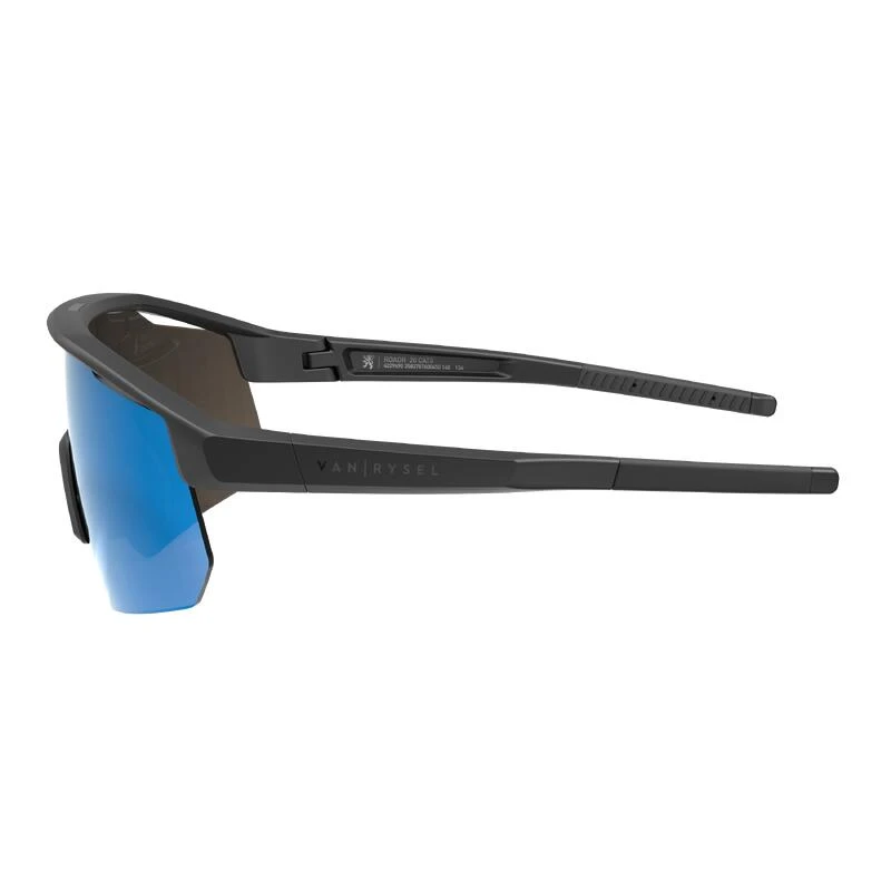 Lunettes De Vélo Adulte PERF 500 LIGHT Catégorie 3 NOIR / BLEU – Image 3