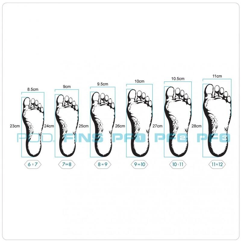 Pod PF2 - Palmes Bodyboard - Blue / Orange – Image 3