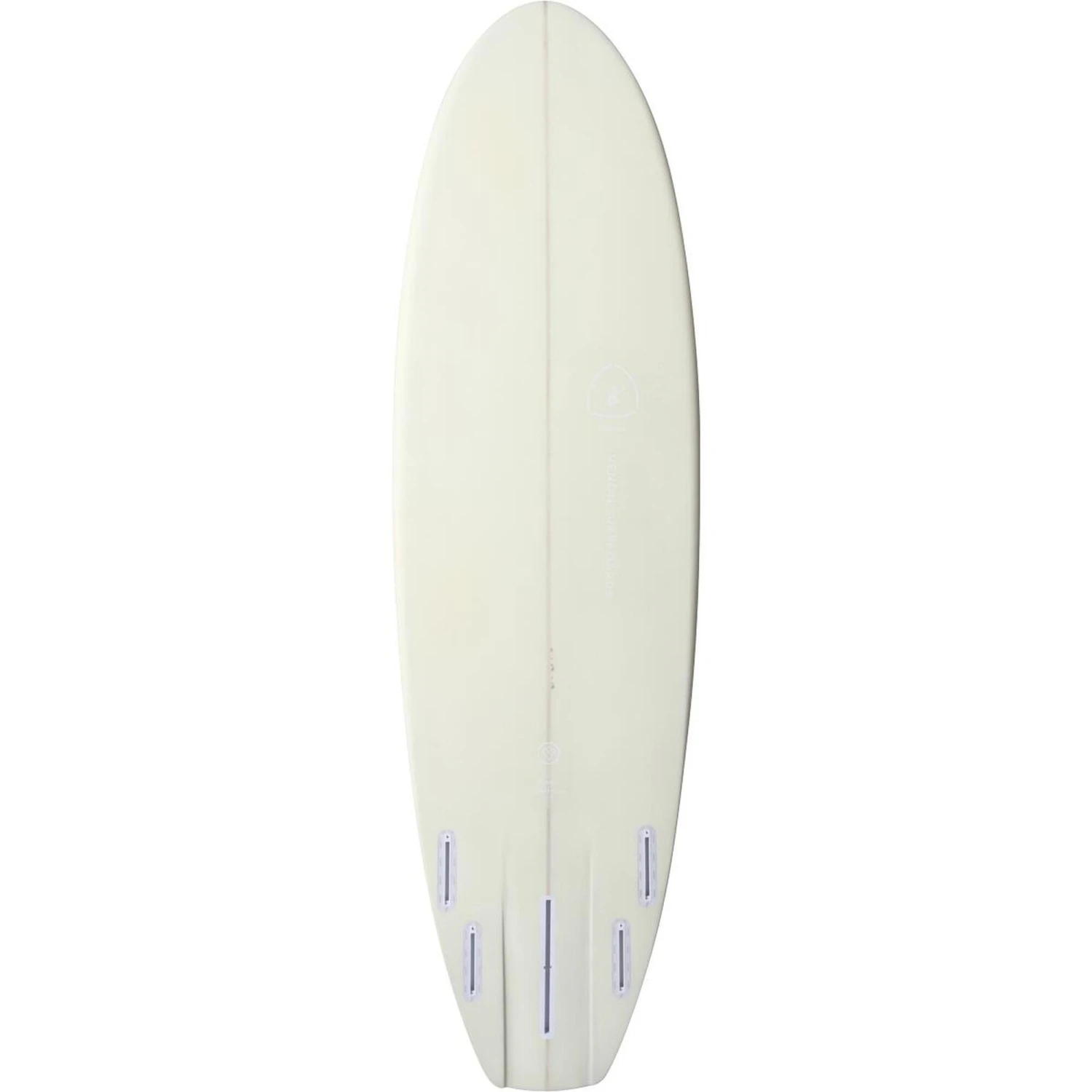Planche De Surf QUOKKA Hybrid 5Fins White Deck Cream 6'6" – Image 3
