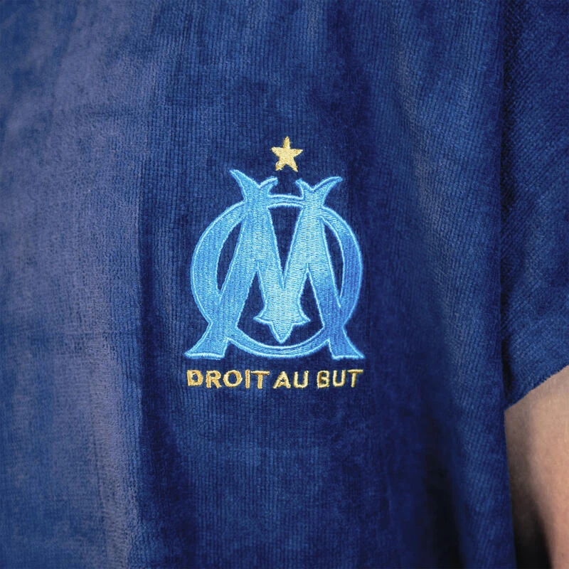 Poncho De Bain Adulte 100% Coton Football Marseille - Logo – Image 3