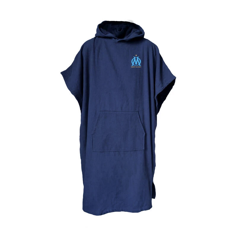 Poncho De Bain Adulte 100% Coton Football Marseille - Logo