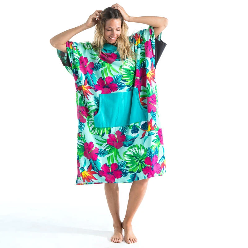 PONCHO SURF 500 ADULTE Print Bora – Image 3