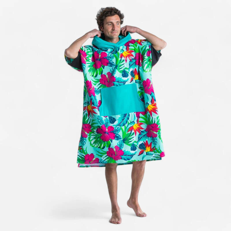 PONCHO SURF 500 ADULTE Print Bora – Image 4