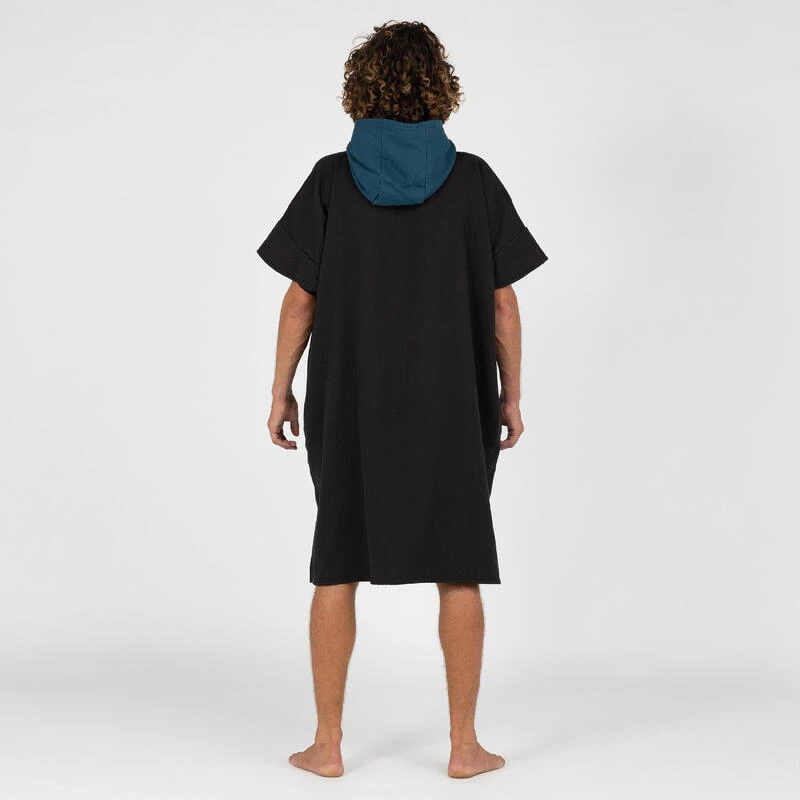 Poncho Surf Adulte - 500 Noir – Image 2