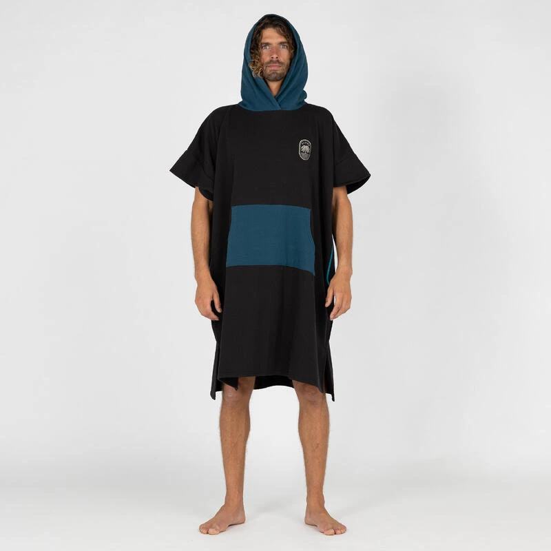 Poncho Surf Adulte - 500 Noir – Image 3