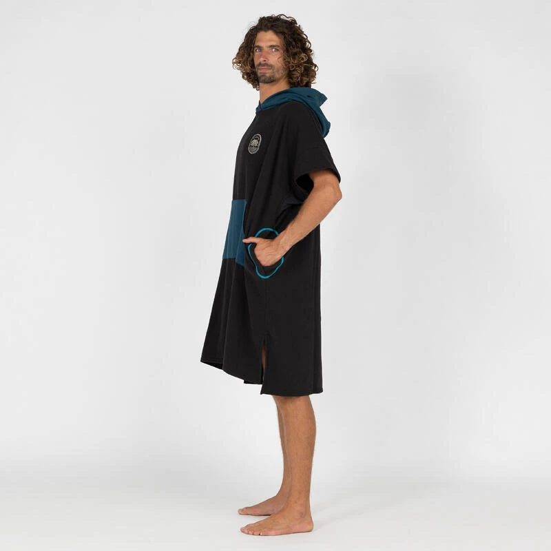 Poncho Surf Adulte - 500 Noir – Image 5