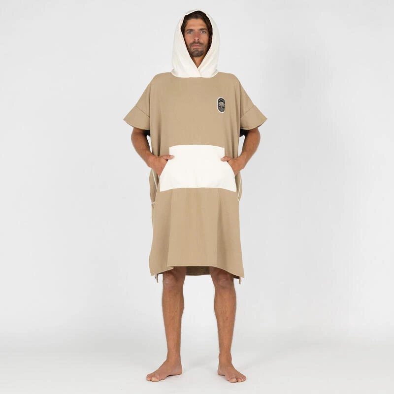 Poncho Surf Adulte - 500 Sable – Image 3