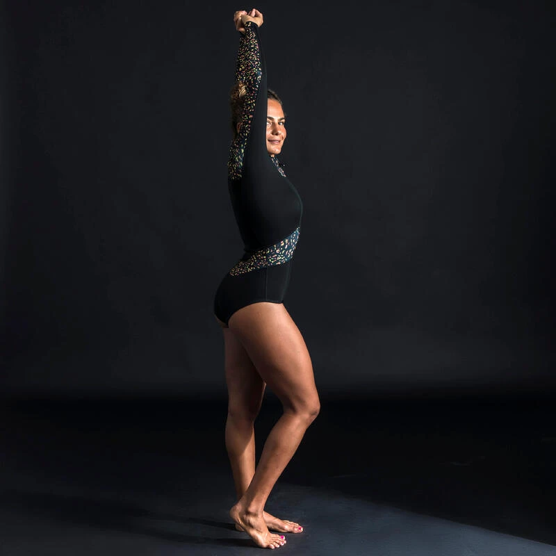 Shorty Culotte Manches Longues Front Zip LEO – Image 4