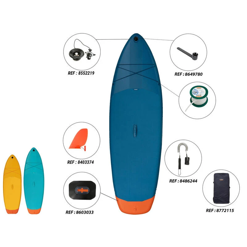 Stand Up Paddle Gonflable Taille S, Pour 1 Personne Jusqu'a 60 Kg. (8'/30"/5") – Image 5