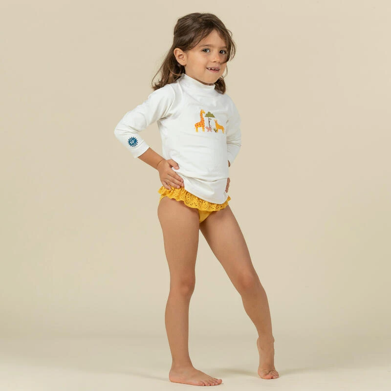 T-shirt Anti UV Bébé Manches Longues Imprimé Savane – Image 3