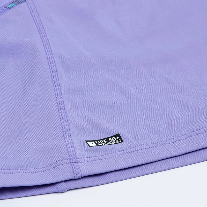 Tee Shirt Anti Uv Manches Longues Fille - 500 Orchid Violet – Image 5